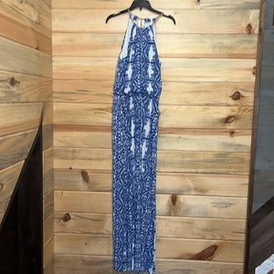Beautiful Bisou Bisou Blue Maxi Dress size 2